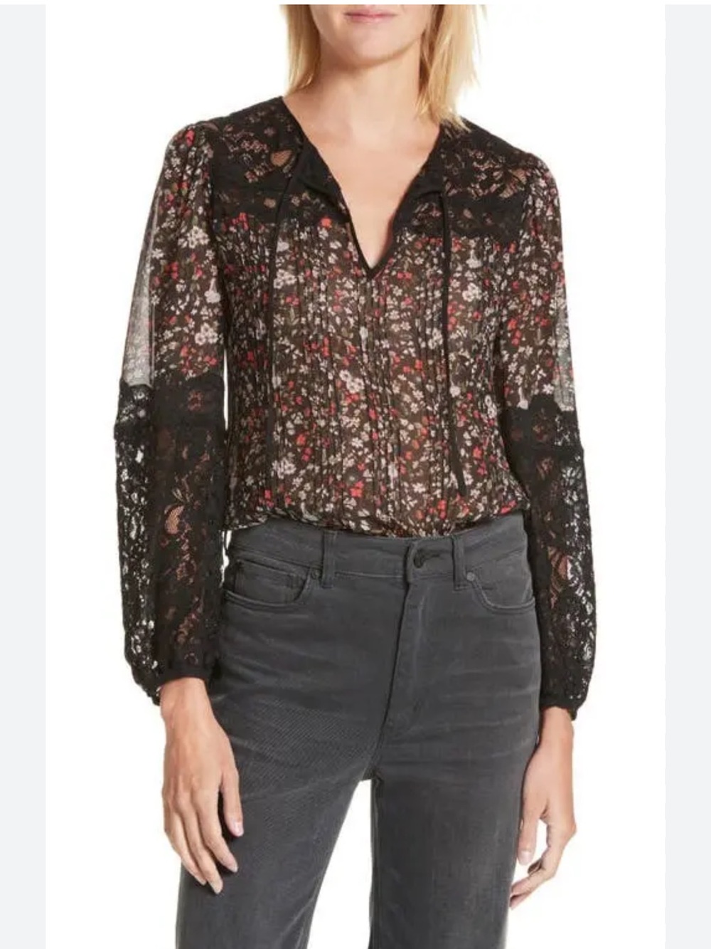 REBECCA TAYLOR Lyra Lace Top